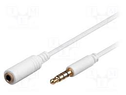 Cabo Audio Jack Mc+Fm 4C 0,5M Br