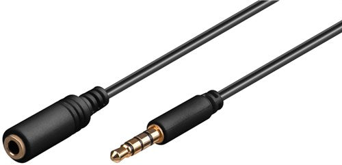 Cabo Audio Jack Mc+Fm 3,5Mm 4C 3,0M Pt