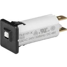 Disj Térm 10A 240Vac/48Vdc T 6,35Mm 0~60º
