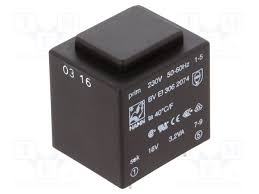 Trnf 4P 230V/1X18V 3,2Va 33X28X34 Ta40 Dip