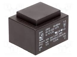 Trnf 4P 230V/1X12V 6,0Va 44X37X32 Ta70 Dip