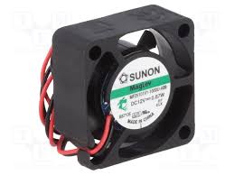 Vent 12V 25X25X10 03,8Cfm Vapo Plst
