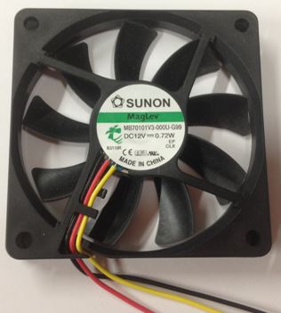 Vent 12V 70X70X10 029Cfm Vapo Plst 3F