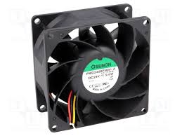 Vent 24V 080X080X38 084Cfm Rlmt Plst 3F