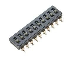 Dip Switch 10 Pos 0.10A/50Vdc R2,54 Smd