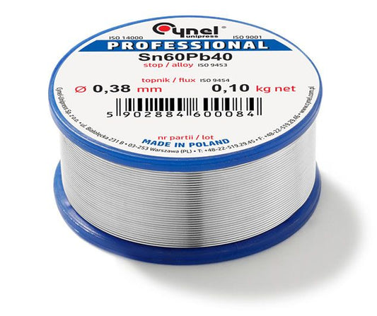 Rl Solda 1Mm 60/40 Fluxo Sw26/3/2.5 100Gr