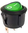 Int Sp 3T On/Off 10A 23Mm Vd 0/I Ilum 12V