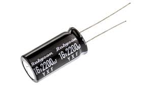 Cd Elc 2200Uf/16V  20% 105º R5 12,5X20 Bi