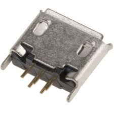 Cnctr Micro Usb 5P 30V/1,8A Tipo B Vert