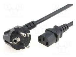 Cabo Alim 3X0,75Mm2 10A/250V Sch+Iec 1M5