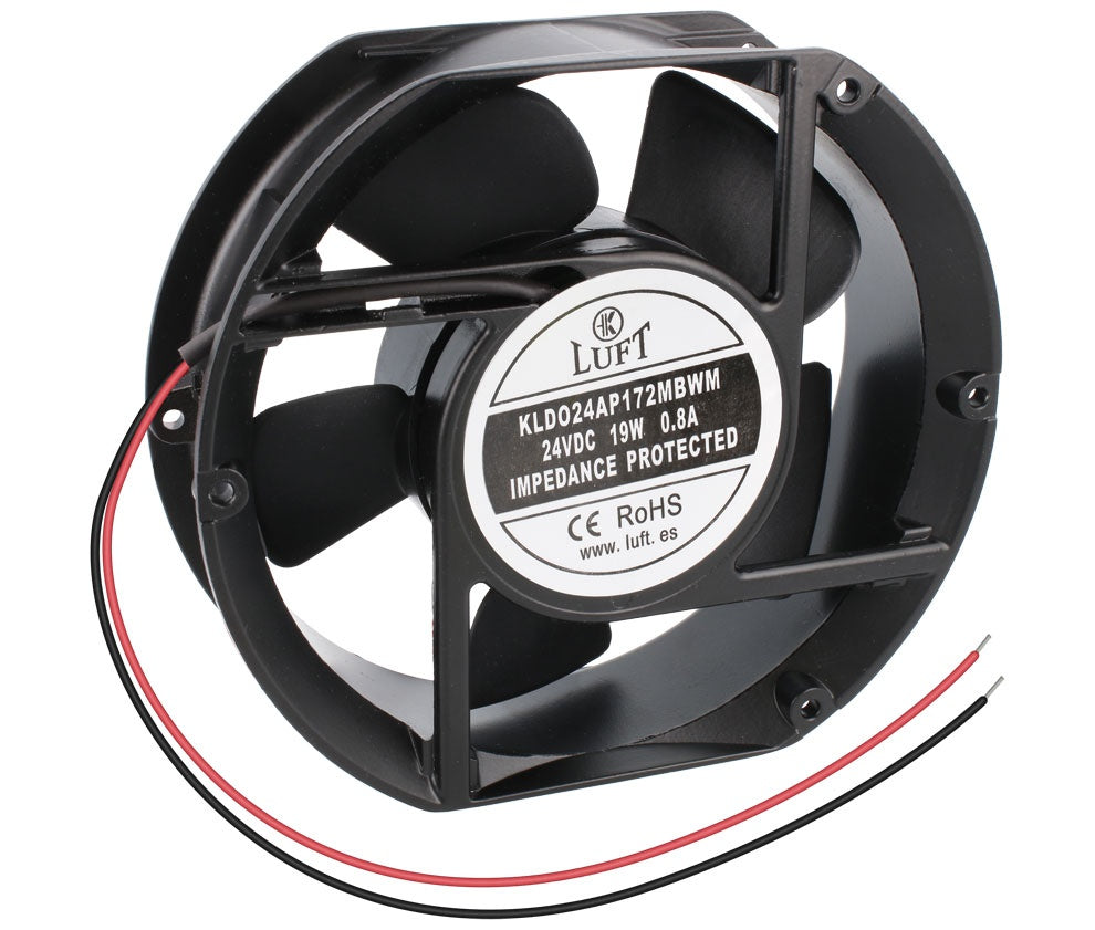 Vent 24V 171X151X51 185Cfm  Rlmt Met/Plst