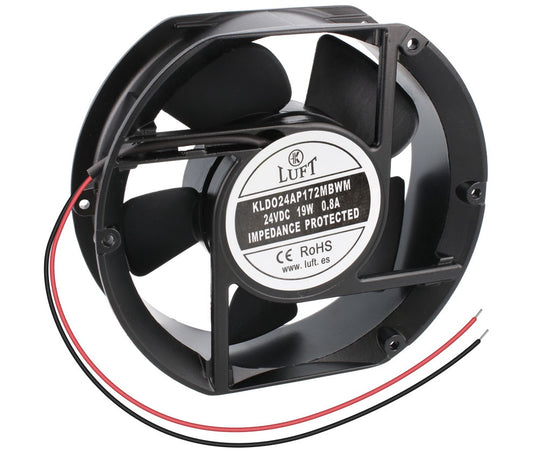 Vent 24V 171X151X51 185Cfm  Rlmt Met/Plst