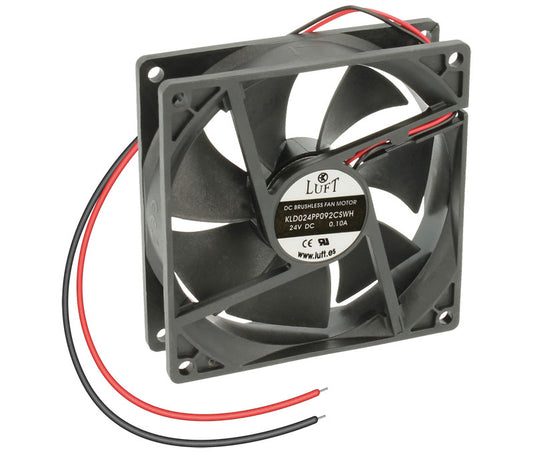 Vent 24V 092X092X25 059Cfm Chum Plst