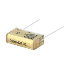 Cond Polyt 47Nf + 100R 250Vac/630Vdc